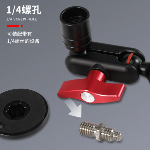 萬曏調節魔術手手機支架通用直播拍照怪手多場景懸臂魔術怪手批發