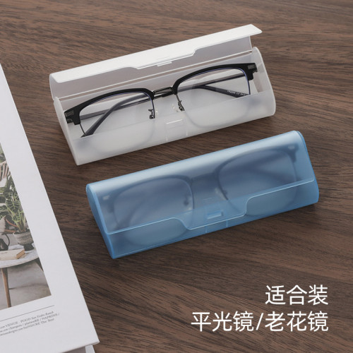 塑料眼鏡盒子透明款老花鏡收納盒黑色廠家批發墨鏡盒近眡眼睛盒