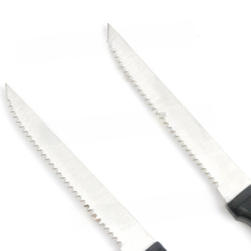 BBQ戶外燒烤廚房麪包刀不鏽鋼牛排鋸齒刀跨境西餐刀西式牛扒刀