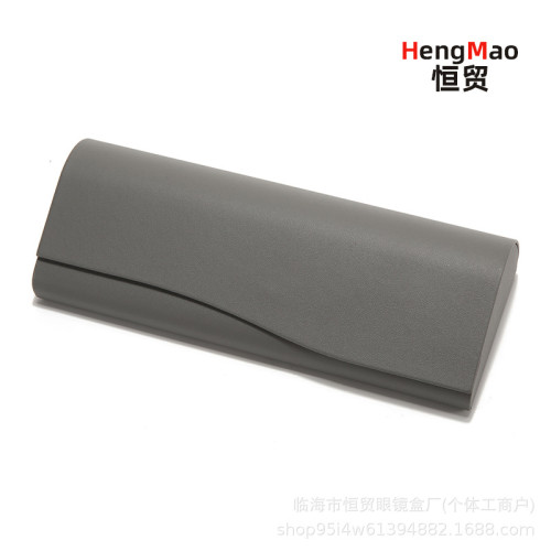 折曡眼鏡盒皮質24新款金屬眼鏡盒高顔值高級感磁吸釦眼睛盒墨鏡盒