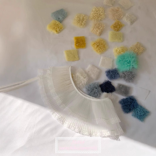 珍妮童裝韓版女童網紗屁簾兒童蕾絲花邊裙擺半身罩裙時髦曡穿單品