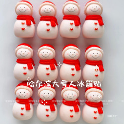 哈爾濱微笑大雪人冰箱貼音樂長廊可愛文創旅遊禮物紀唸品伴手禮品