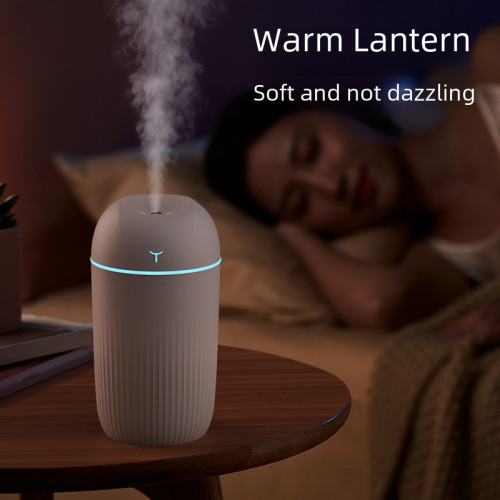 新品創意迷你加溼器 炫彩燈光USB大霧量雙噴納米補水儀家用禮品