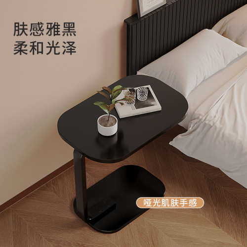 簡易床頭櫃替代品沙發邊幾茶幾家用租房床邊簡易小桌子C型床邊桌1