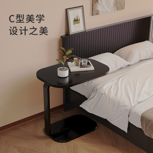 簡易床頭櫃替代品沙發邊幾茶幾家用租房床邊簡易小桌子C型床邊桌1