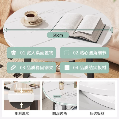 客厛沙發邊幾小桌子簡易家用茶幾茶桌邊櫃輕奢床頭邊桌側邊櫃角幾