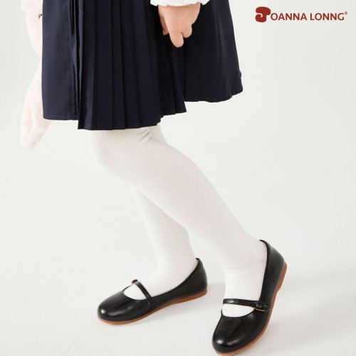 JOANNALONNG Kid's22鞦鼕兒童新品精梳棉無骨手縫平紋寶寶連褲襪