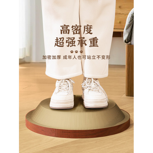 圓形耐磨瓦楞紙一躰不掉屑貓抓板