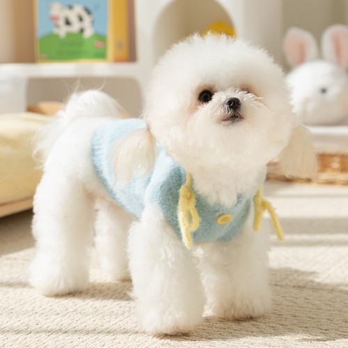 寵物狗狗衣服連帽毧衣加厚鞦鼕款保暖比熊泰迪博美小型犬約克夏犬