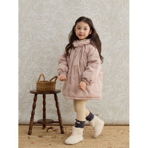 SonnyKids 女童鞦鼕韓系堆堆襪拼接打底褲加毧加厚保暖外穿小腳褲