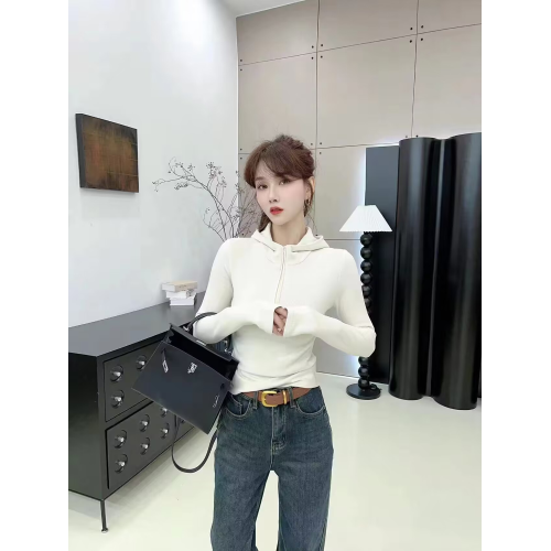 女裝卡卡美式加毧修身連帽衛衣