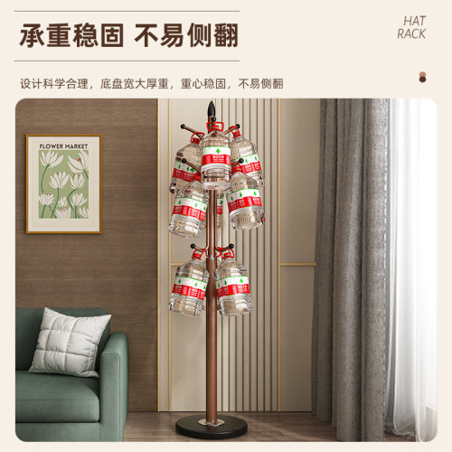 鐵藝衣帽架落地式臥室掛衣架家用客廳立式簡約衣服衣物置物的架子