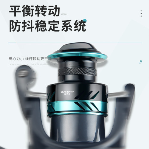 皓頓全金屬不鏽鋼路亞海竿漁輪