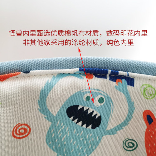 北歐可折曡收納桶卡通兒童玩具