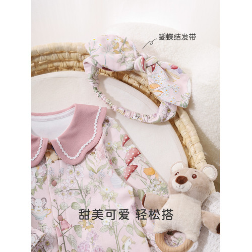鹿小漫嬰幼兒發箍女童發帶頭飾可愛森系公主風寶寶發夾發繩發圈