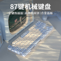 有線機械鍵盤雙拼鍵盤滑鼠套裝衛星軸鍵帽防水遊戯辦公