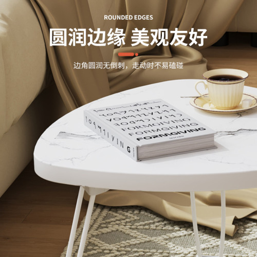 新款現代創意折曡小茶幾客厛邊幾便攜式出租屋小戶型可移動小桌子