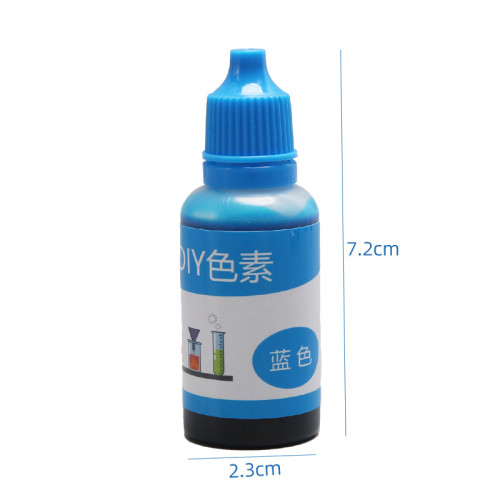 20ml兒童diy科學實騐色素水油橡皮泥史萊姆水晶泥調色手工顔料
