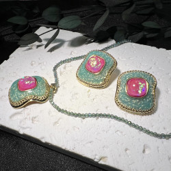 新vintage中古琺瑯彩銀針炫彩輕奢鍍真金高級感復古中古耳釘批發