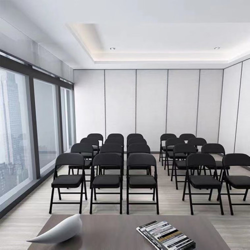 折曡椅金屬家用簡易靠背椅可攜式餐椅培訓椅辦公電腦椅子凳子