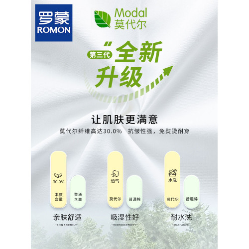 羅矇女士白色短袖襯衫夏季莫代爾職業正裝V領工作服免燙藍色襯衣