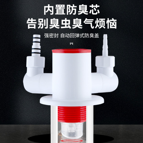 廚房下水管三通防臭神器多功能接頭淨水器洗碗機小廚寶過濾器排水