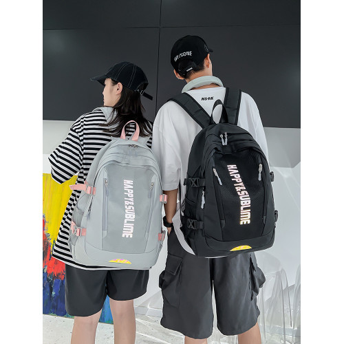 雙肩包男女士休閒通勤防潑水背包潮流輕便學生書包時尚旅行電腦包