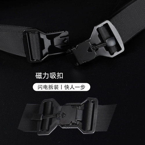 斜後背包男士騎行包潮牌單肩包多功能機車機能包胸包機能背差包