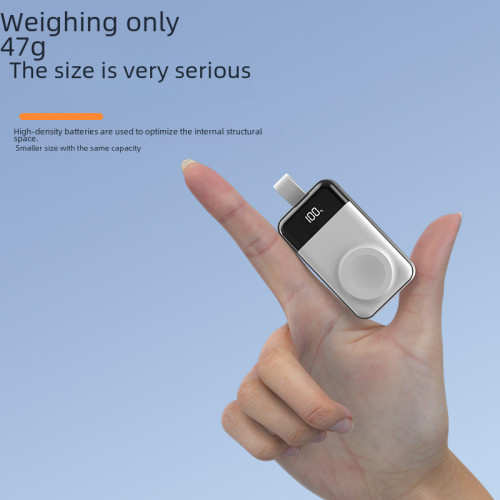 可攜式款充電寶蘋果手錶充電器適用iwatch1-9代2000安培手錶無線充