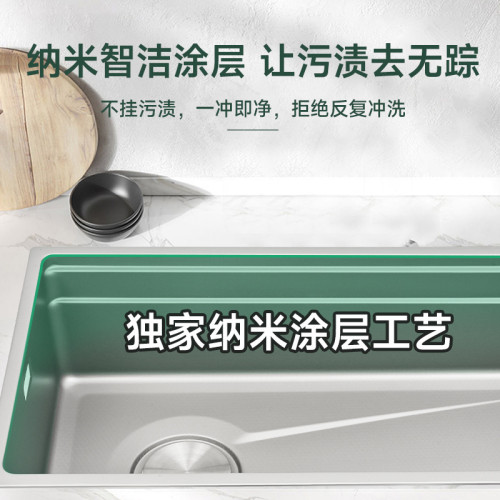 304不鏽鋼雙台階水槽超導水台下大單槽家用洗菜盆蜂窩耐磨耐刮