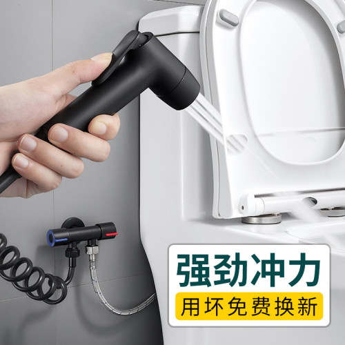 厠所馬桶伴侶沖洗噴槍增壓衛生間水龍頭高壓水槍家用婦洗器噴頭