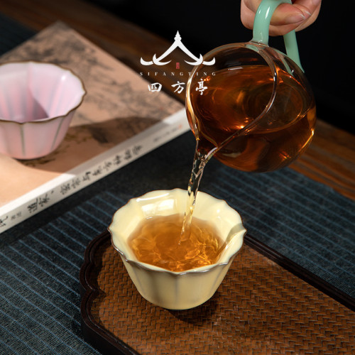 官窰鐵胎主人杯女功夫茶杯陶瓷品茗杯茶具個人專用高級景德鎮手工