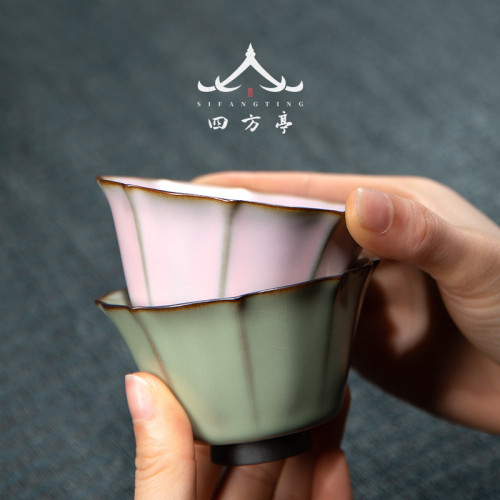 官窰鐵胎主人杯女功夫茶杯陶瓷品茗杯茶具個人專用高級景德鎮手工