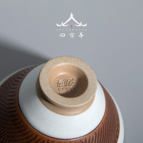 斗笠杯跳刀主人杯單杯中式大號個人茶杯品茗杯陶瓷高級茶具景德鎮