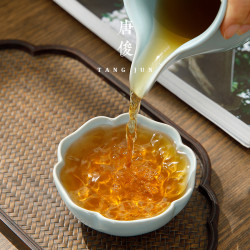 汝窰大號女士主人杯汝瓷開片可養陶瓷功夫茶杯單杯品茗杯喝茶