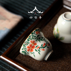 景德鎮釉下彩男女茶杯陶瓷家用單杯小號單杯茶具品茗杯酒杯