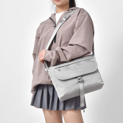 晴熙斜後背包男士挎包女潮牌大容量單肩包學生情侶休閒運動小背
