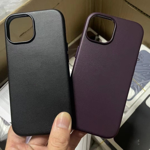 適用iphone15promax磁吸皮革保護套蘋果15動畫彈窗magsafes手機殼