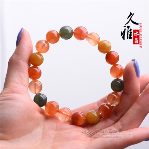 久雅水晶  天然福祿壽散珠 DIY飾品 彩色髮晶 福祿壽半成品