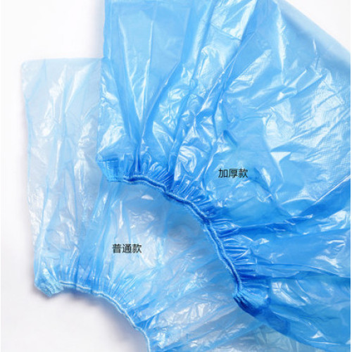 宜潔一次性鞋套100衹PE鞋套加大加厚家用防水雨天塑膠套