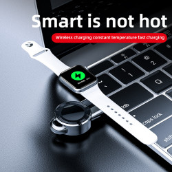 新品蘋果手錶充電器適用watch6/Se手錶磁力無線充電器可攜式