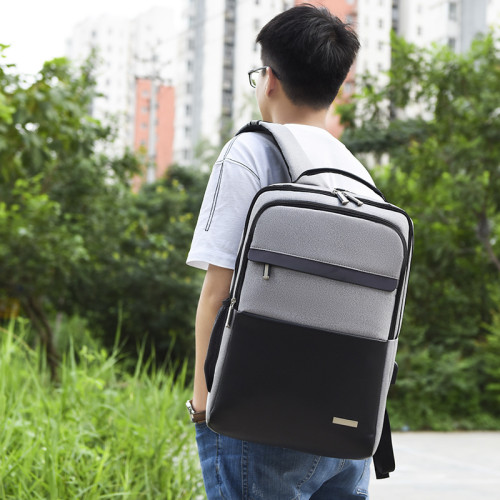 商務雙肩包usb男背包15.6-16.1寸電腦背包旅行雙肩包雙肩背包批髮