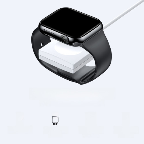 爆款適用蘋果手錶充電器 iWatch 1-6代磁吸無線充電器磁力