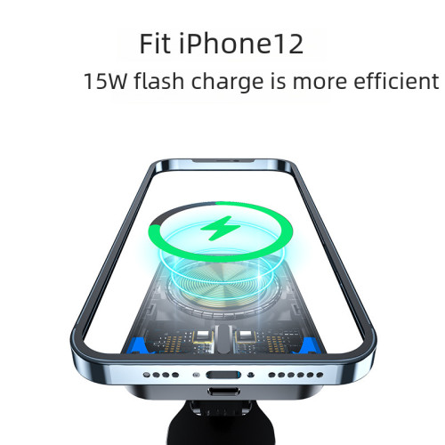 車載磁吸無線充電器15W magsafe快充 適用蘋果iPhone14手機充電器