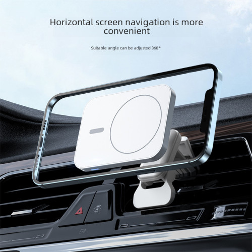 車載磁吸無線充電器15W magsafe快充 適用蘋果iPhone14手機充電器