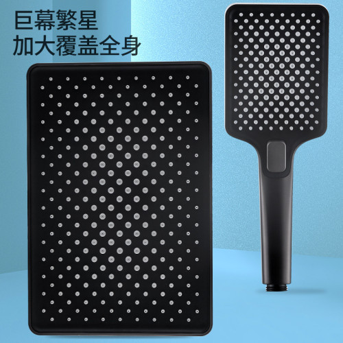 增壓淋浴花灑噴頭淋雨加壓家用浴霸洗澡沐浴熱水器蓮蓬頭軟管套裝