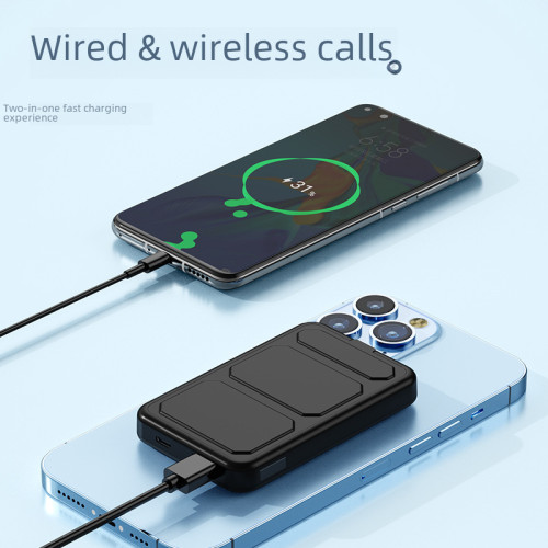 Magsafe支架磁吸無線充電寶 PD20W雙向快充背夾行動電源10000安培