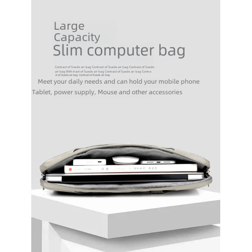 電腦包手提包筆電包PU蘋果Macbook男華爲pro華碩內膽包保護套