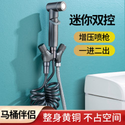 跨境外貿款精銅馬桶伴侶婦洗器套裝洗屁器家用衛生間噴槍一進二出