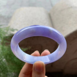 百年翡翠天然緬甸礦區緬甸翡翠手鐲冰種陽綠女款玉手鐲子玉石